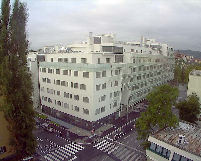 Livebild Webcam 1 Baustelle Neubau 'Projekt AUGARTEN Nord', Graz-Jakomini (5 Minuteninterval)